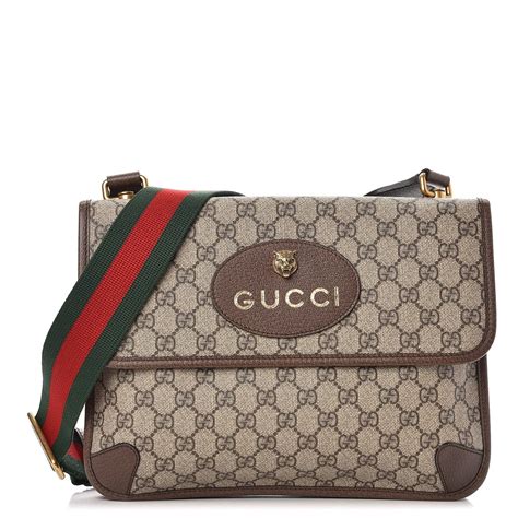 gucci gg supreme messenger bag review|gucci neo vintage bag.